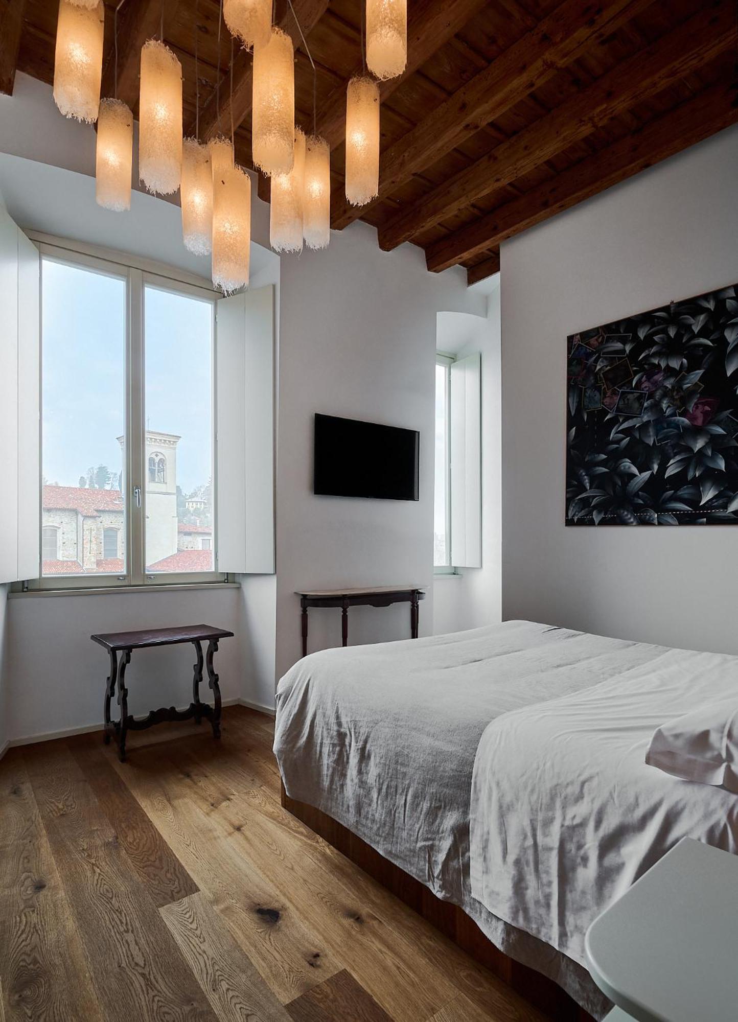 "Camera Con Vista" Bergamo Alta Exterior foto