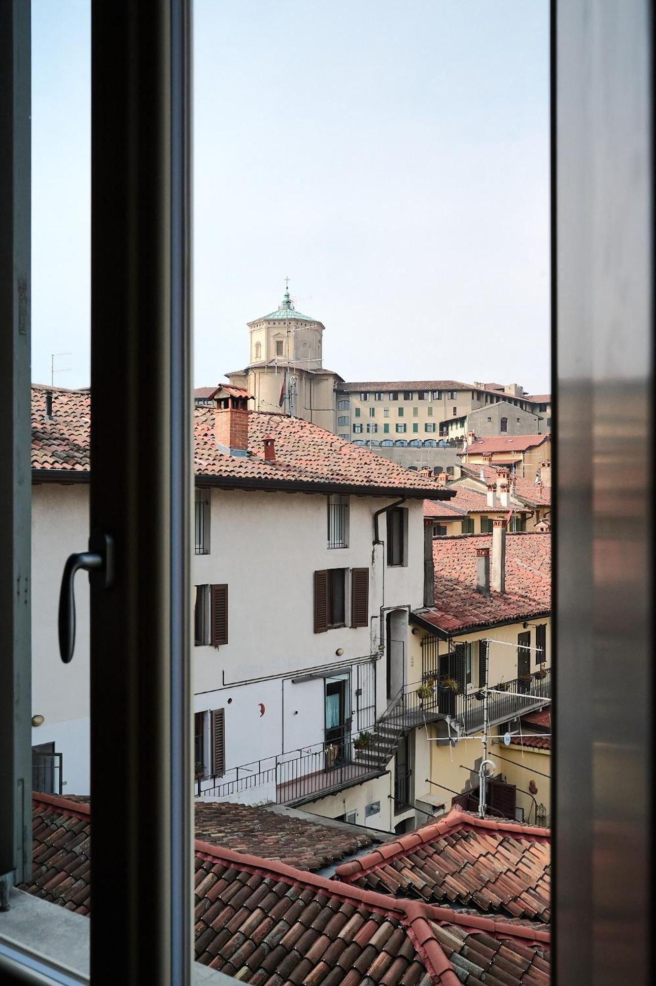 "Camera Con Vista" Bergamo Alta Exterior foto